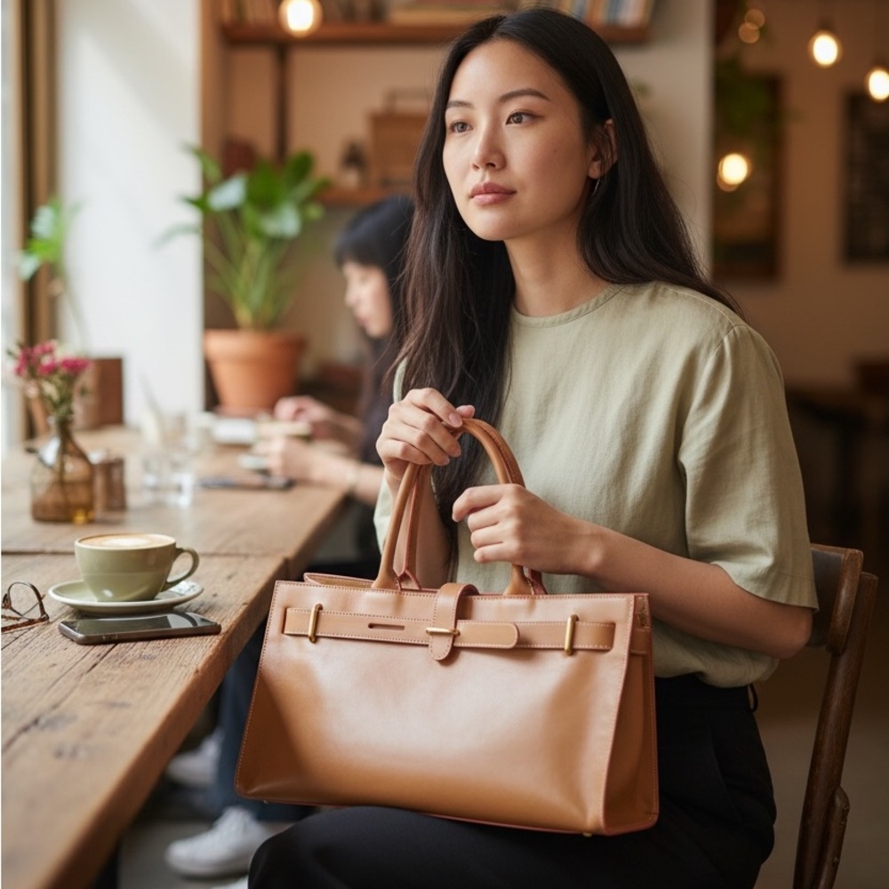 Furla Italian Leather Satchel